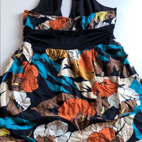 Forever 21 | Y2K Retro Floral Print Halter Top | M - Picture 5 of 9